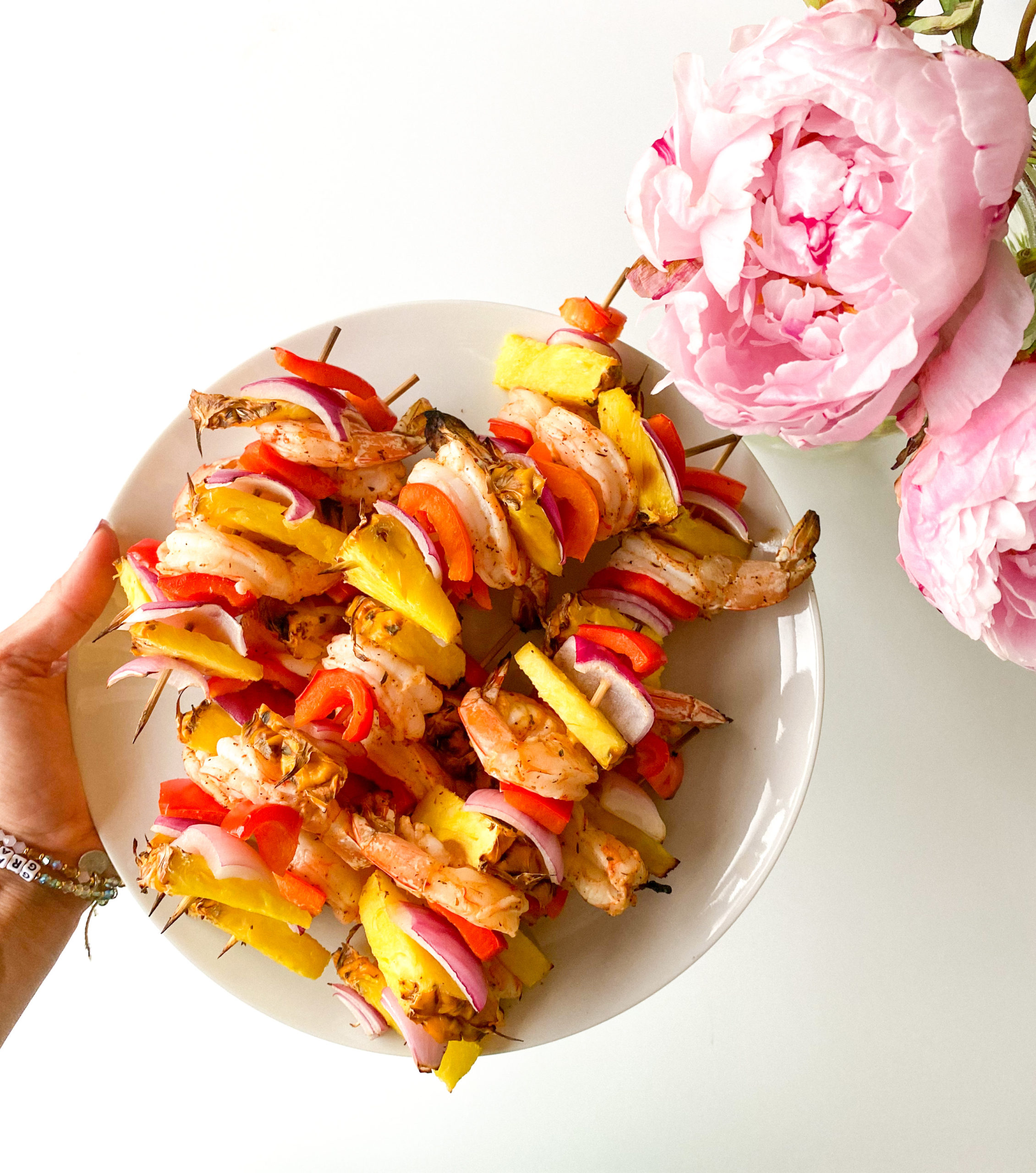 PurelyPope Healthy Summer Shrimp Kabobs Recipe