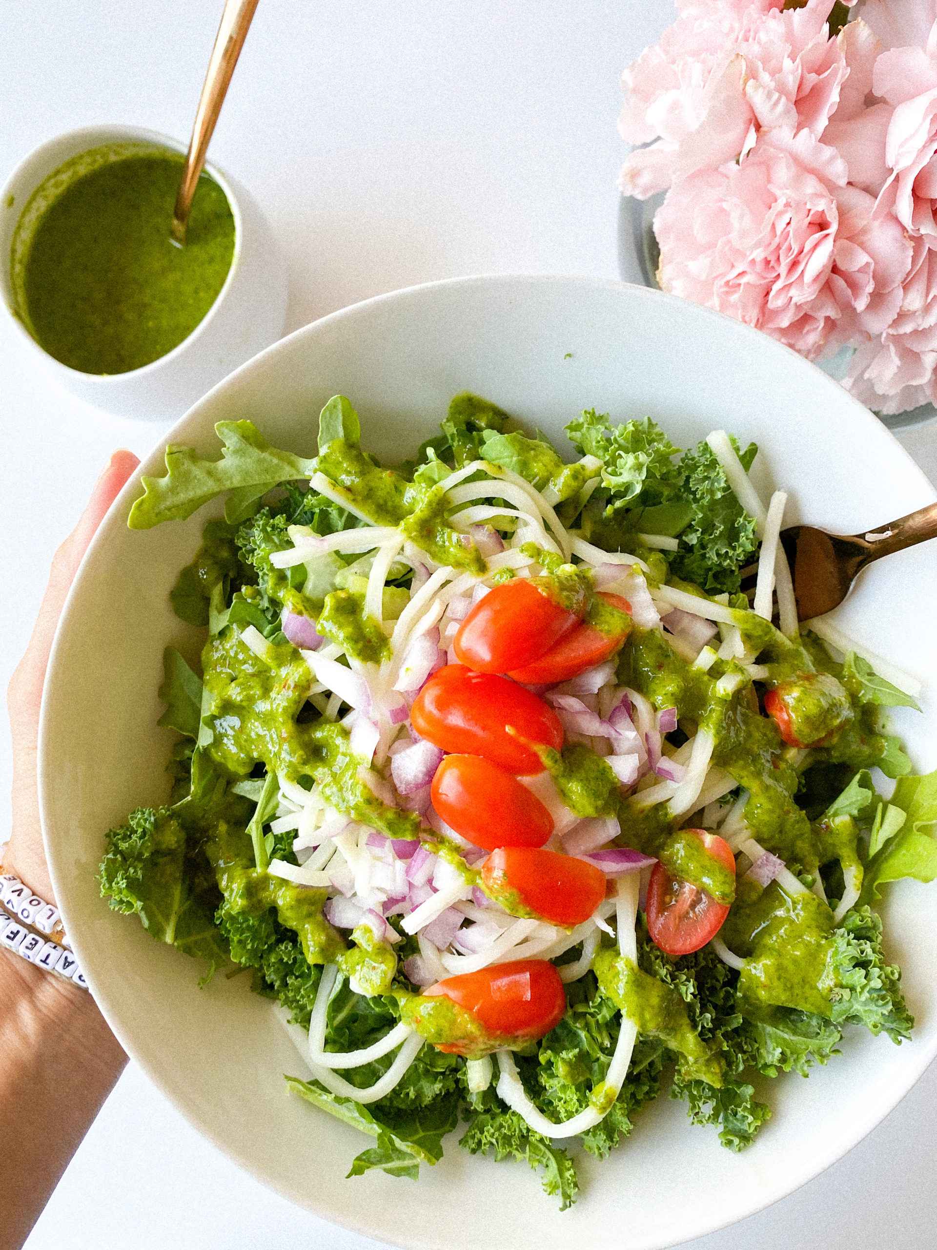PurelyPope Cilantro Lime Salad Dressing