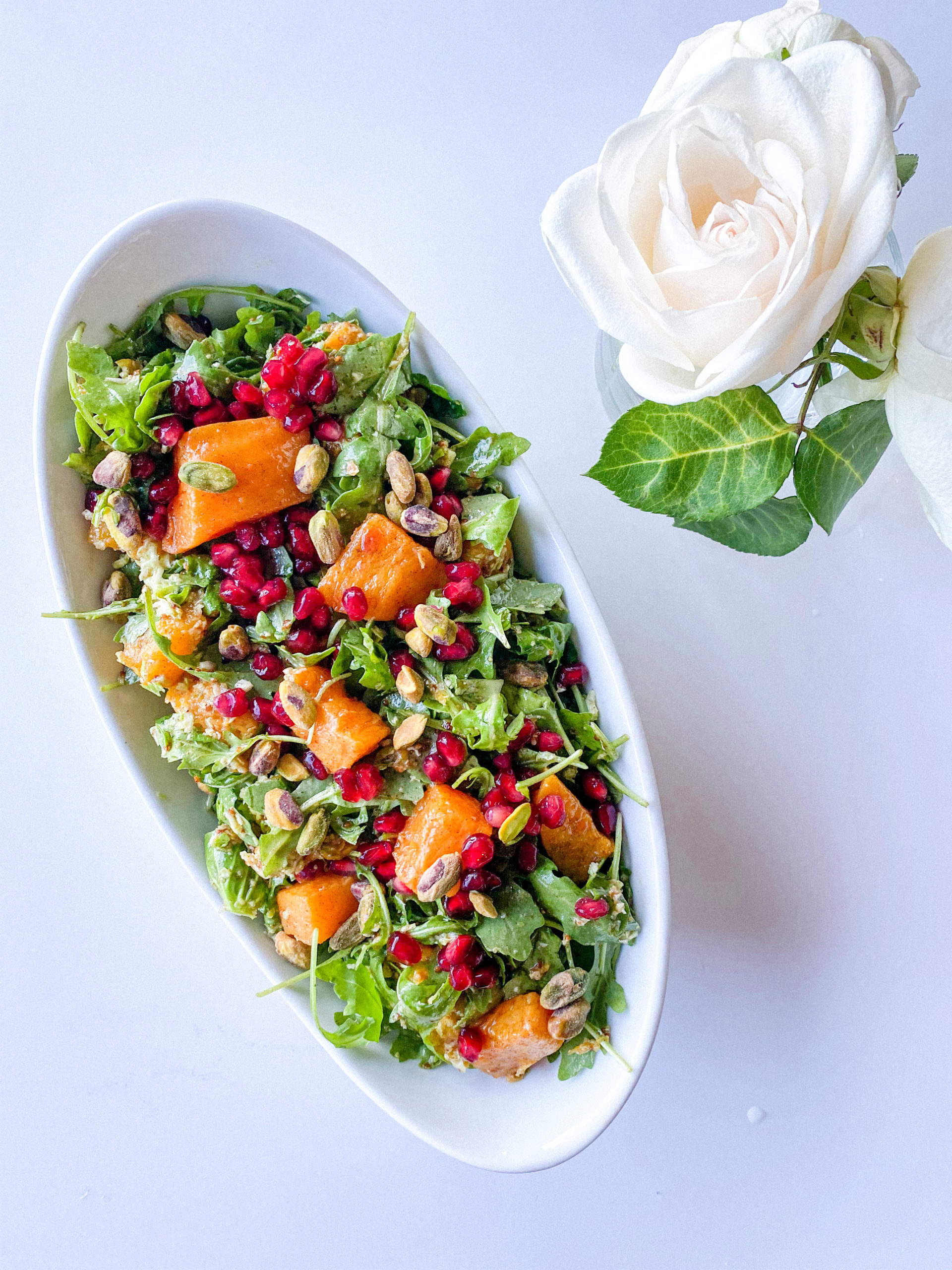 PurelyPope Healthy Holiday Pomegranate Salad