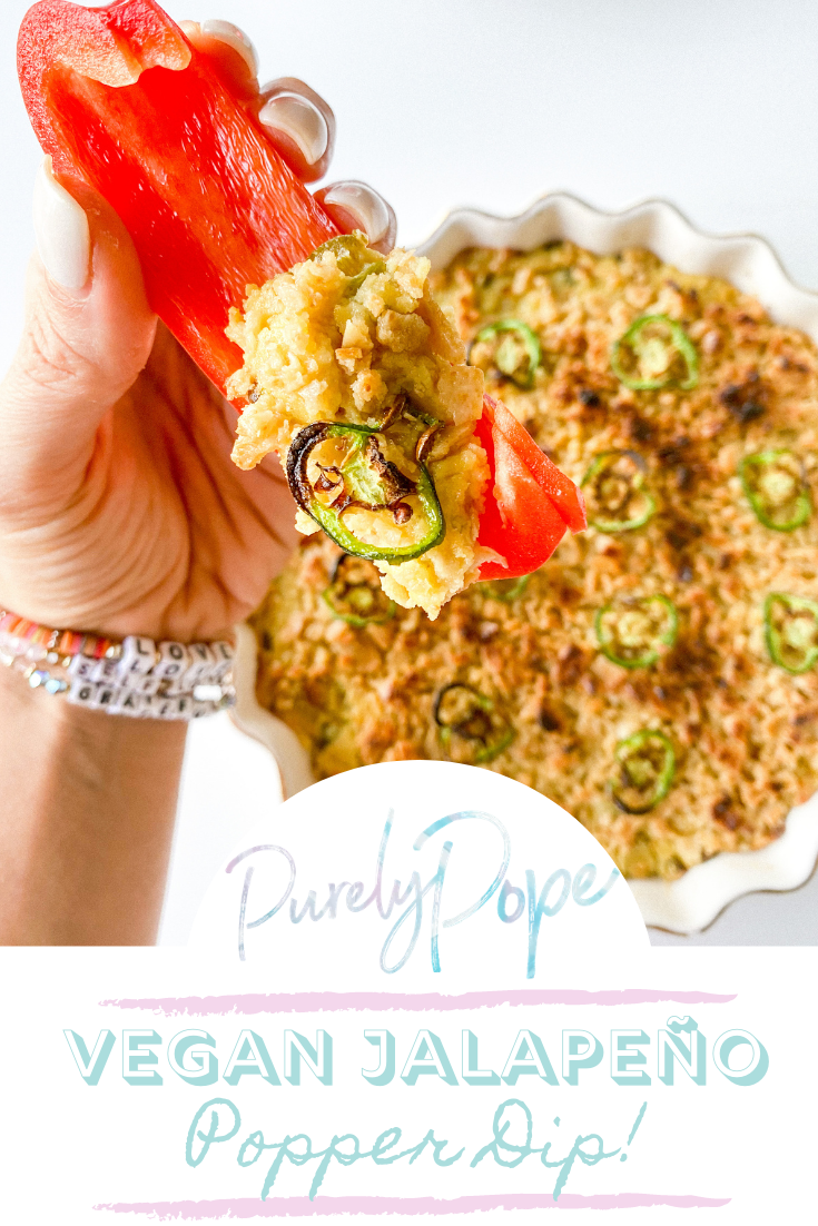 Vegan Jalapeño Popper Dip - PurelyPope