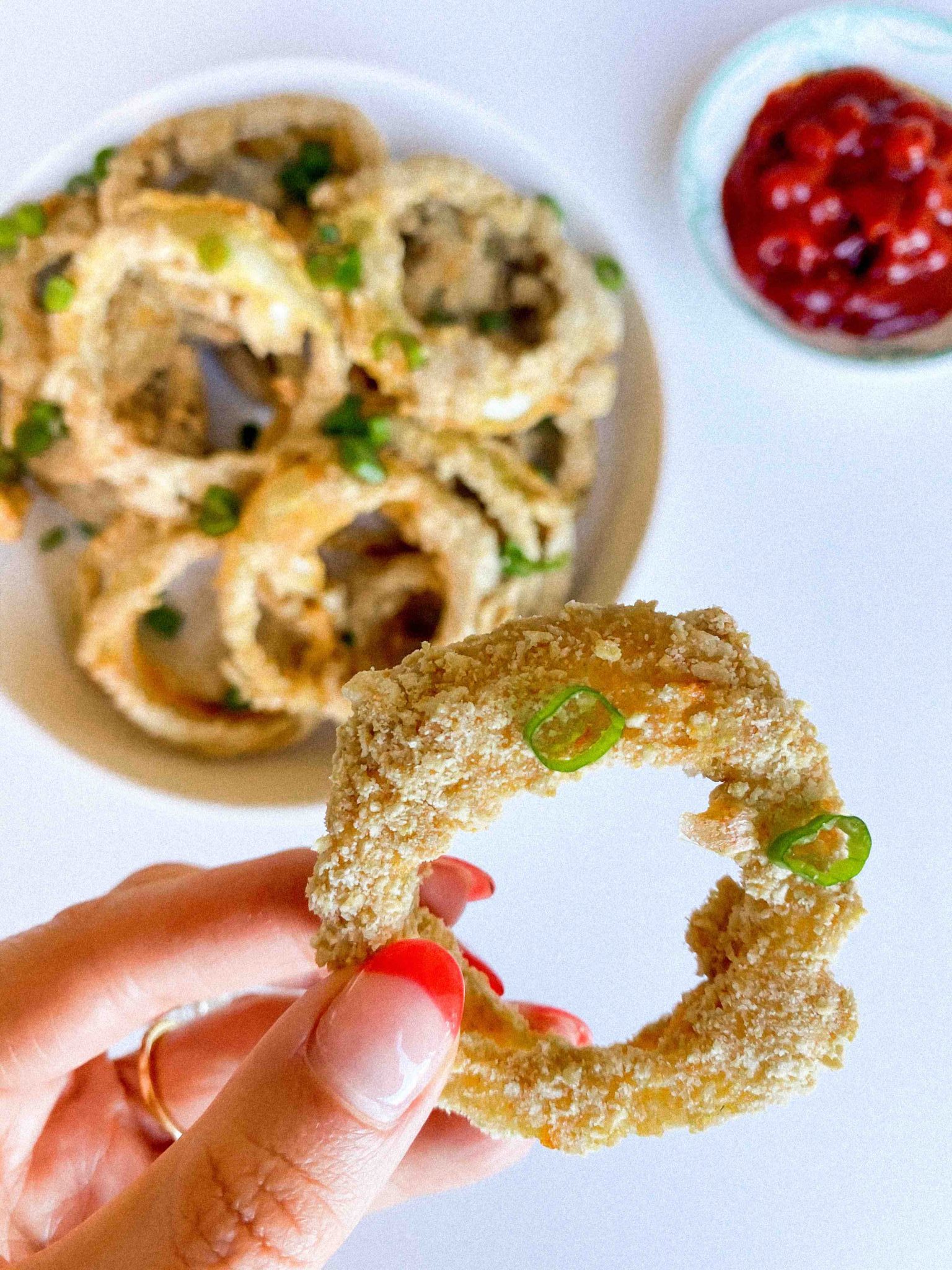 Air Fried Onion Rings - PurelyPope